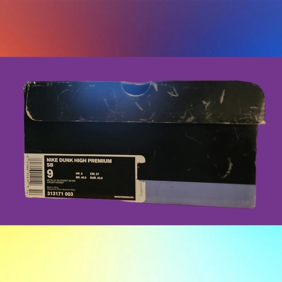 RARE NIKE DUNK HIGH PREMIUM SB DINOSAUR JR 313181-003 SIZE 9 - Picture 6 of 8